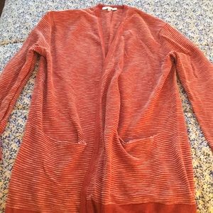 Striped boyfriend cardigan